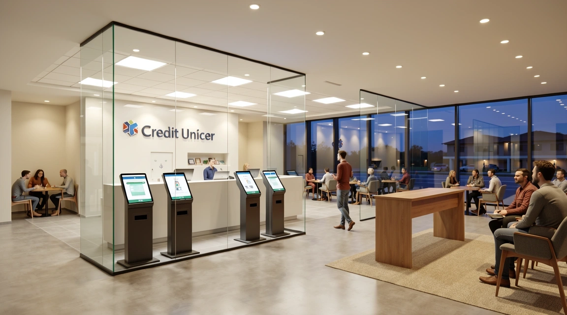 GTE Financial branch interior